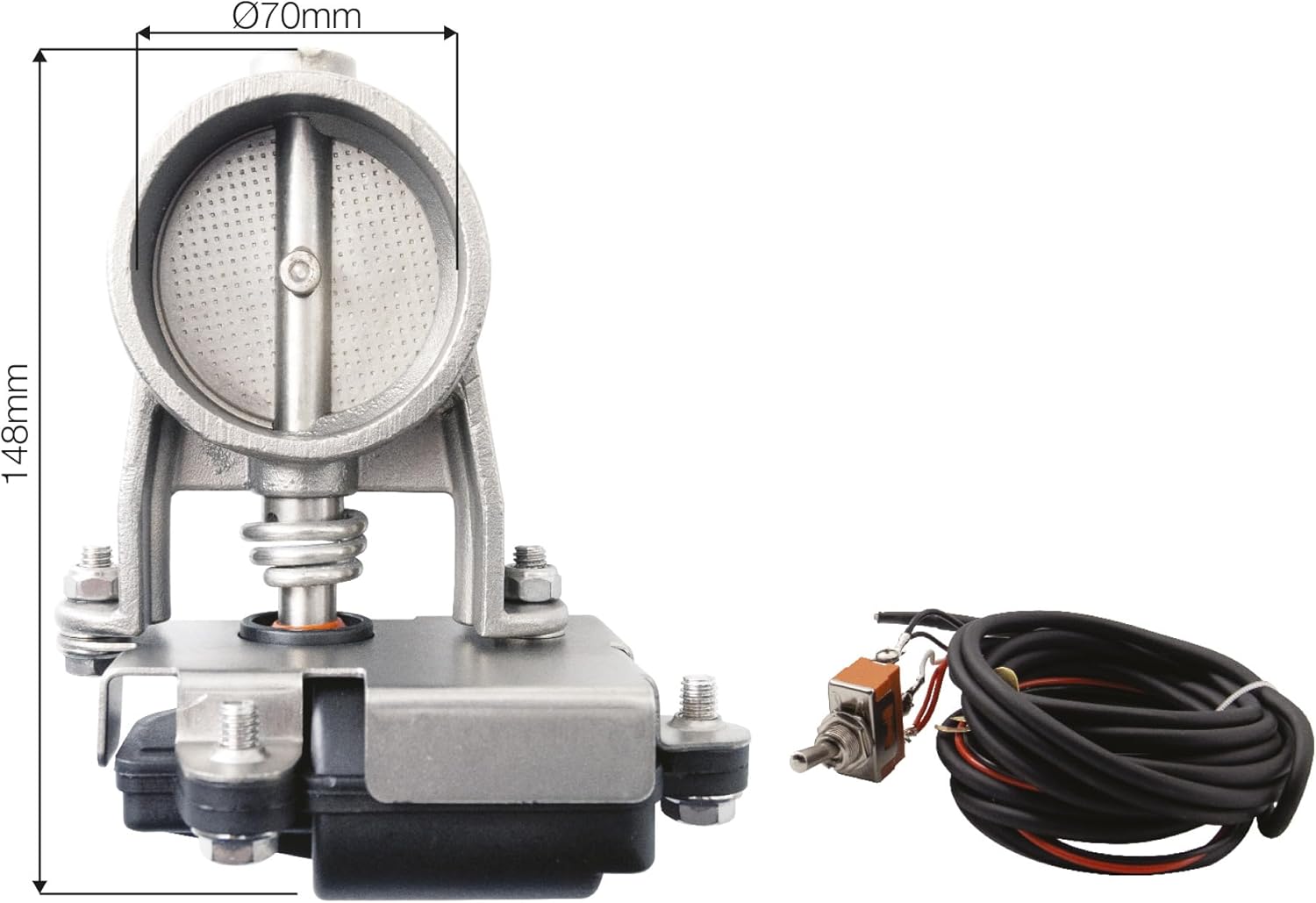 Simoni Racing Universal Exhaust Valve System 7 - Ø70mm - with Switch & Cable set