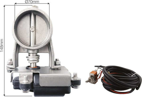 Simoni Racing Universal Exhaust Valve System 7 - Ø70mm - with Switch & Cable set