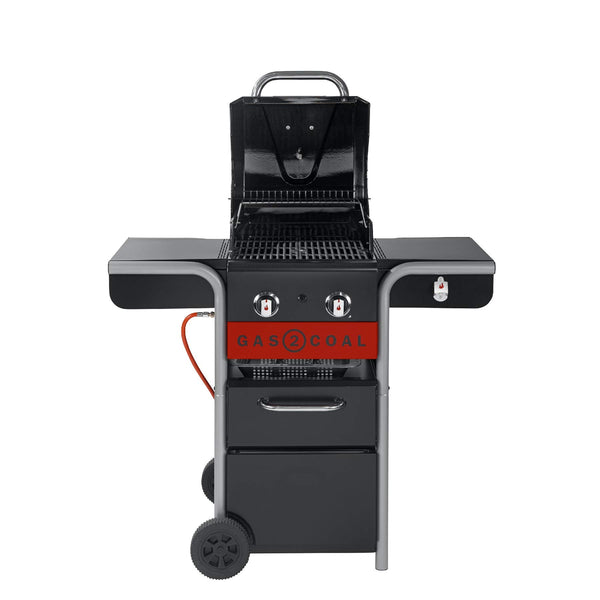 Char-Broil Gas2Coal 440 Hybrid Grill Gas Barbecue, Black