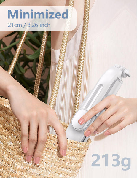 Selfie Stick Tripod with 2 Fill Lights, 45'' Extra Long Phone Tripod with Detachable Remote, Compatible with iPhone, Samsung, Smartphones