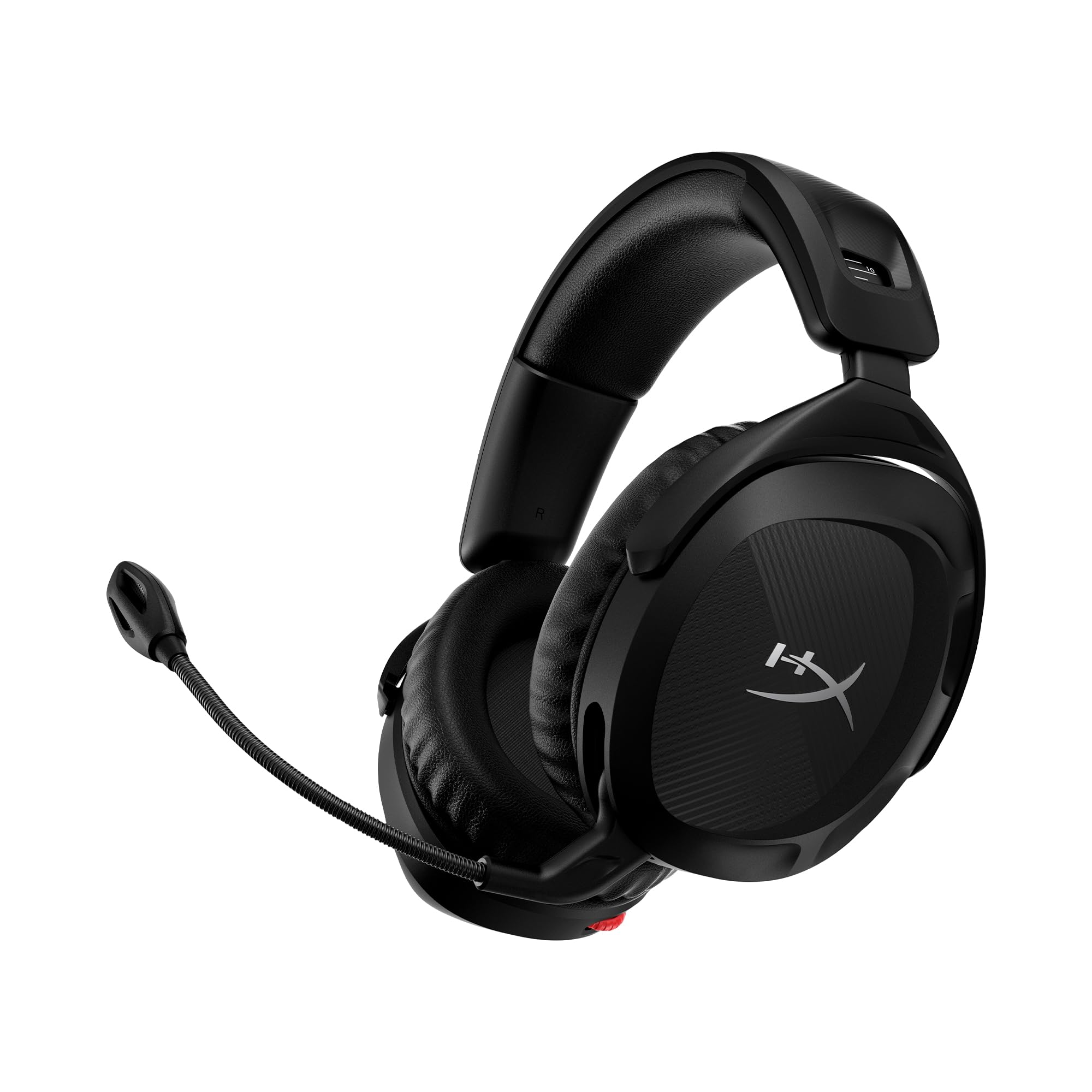HYPERX 519T1AA Cloud Stinger 2 – Lightweight over-ear headset with mic, Swivel-to-mute function, 50mm drivers, PC Compatible, Black