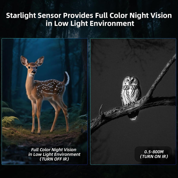 Night Vision Goggles, 5W 850NM Infrared Night Vision Binoculars for Adults, 5000 mAh Rechargeable Binoculars with Flashlight and 32G Card, 10X Digital Zoom, for Camping Hunting and Bird Watching