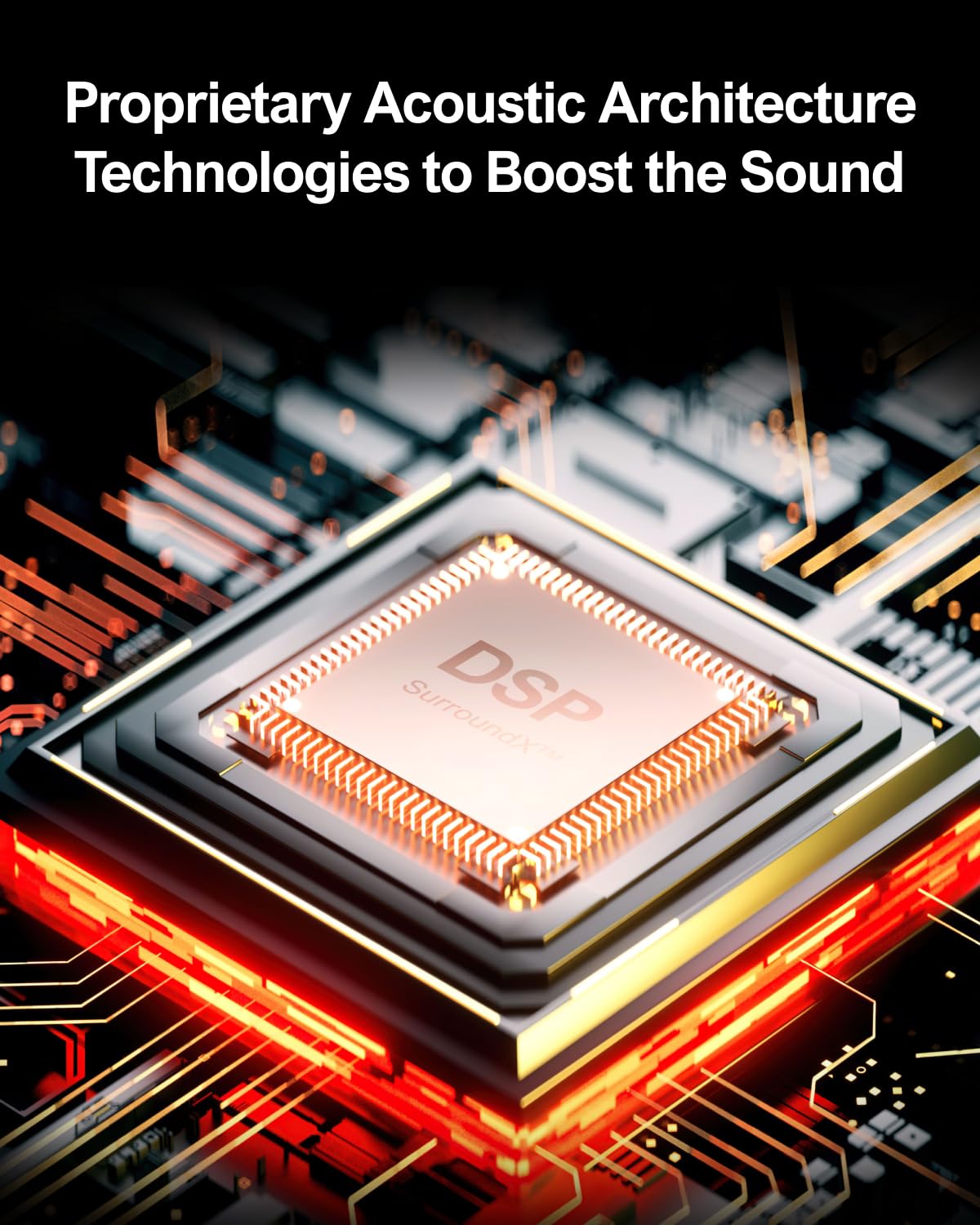 ULTIMEA 5.1 Surround Sound System, Sound Bar for TV, 3D Soundbar Home Theatre System with Adjustable Wireless Subwoofer and Rear Speakers, Bluetooth TV Virtual Surround Sound Speakers, Poseidon D50