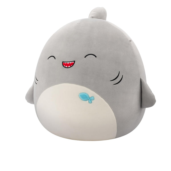 Squishmallows Original 16-Inch Gordon the Shark with happy eyes - Official Plush - Amazon Exclusive