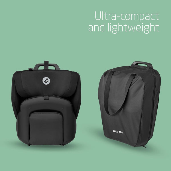 Maxi-Cosi Nomad Plus, Foldable Car Seat, 15 Months – 4 Years, 76 - 105cm , Portable Travel Car Seat, Ultra-Compact & Lightweight, Side Impact Protection, Fits any Car, Travel Bag, Authentic Black