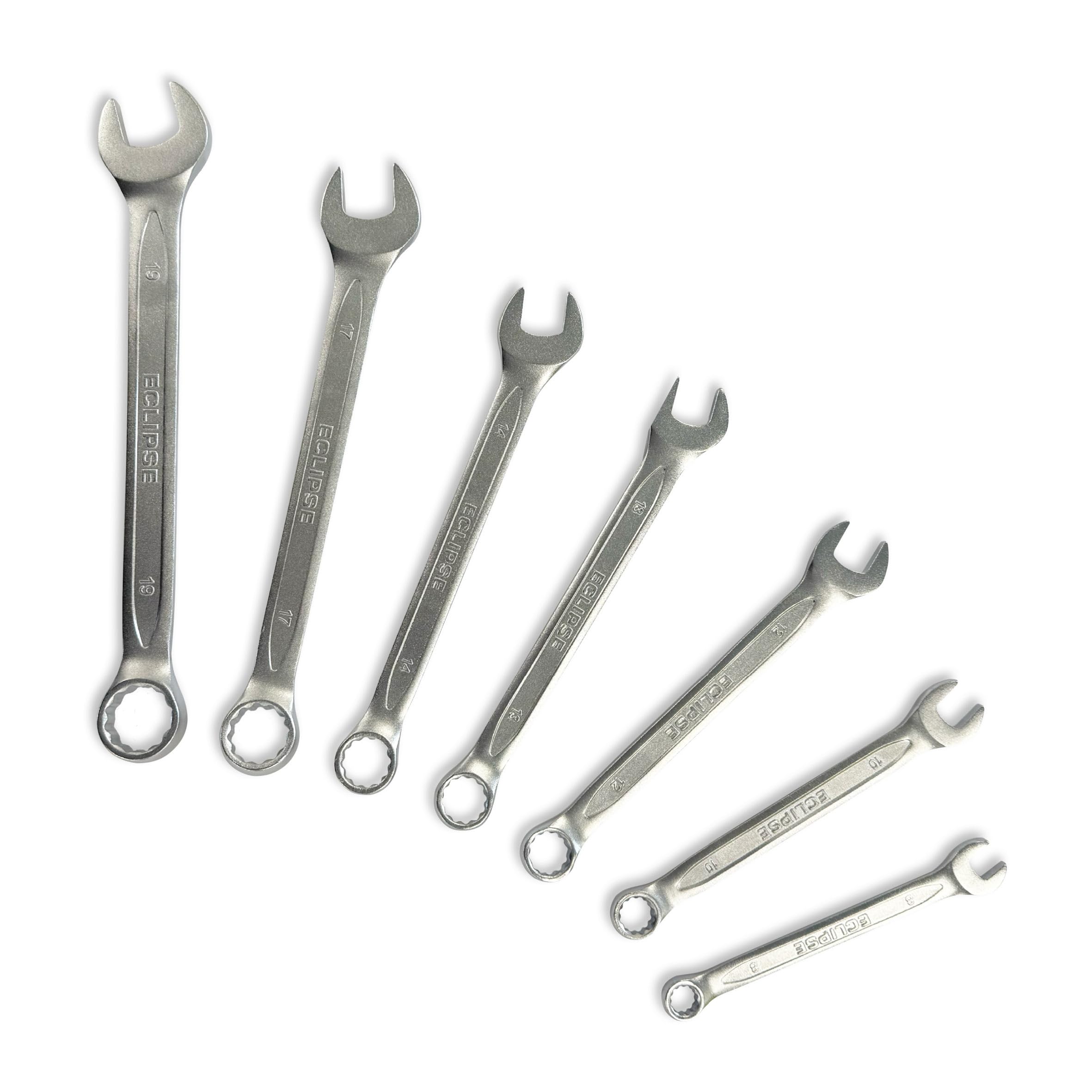Eclipse Professional Tools ERWFIX7PS 7 Piece Fixed Head Combination Ratchet Wrench Set