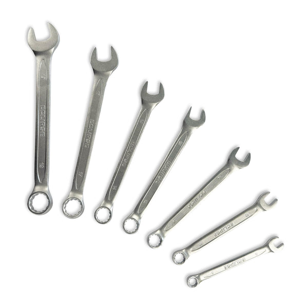 Eclipse Professional Tools ERWFIX7PS 7 Piece Fixed Head Combination Ratchet Wrench Set