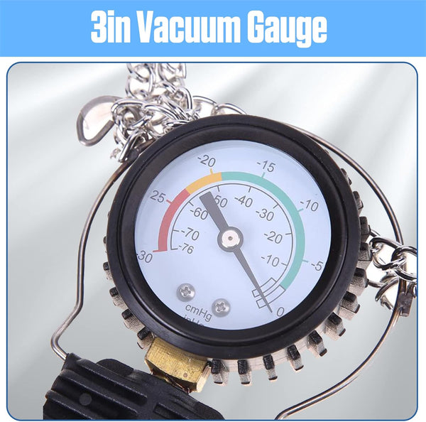 PLAYOCCAR Coolant Vacuum Refill Tool Kit, Car Radiator Cooling System Purge Set for Changing Water Tank Antifreeze