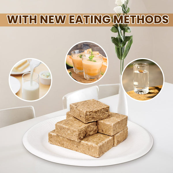 Emergency Food Rations Meal Ready To Eat, Long Self Life 18400 Calorie Survival Tabs Perfect for Camping, Hiking, Army Outdoor Disaster, 20 Pack with Tin Box