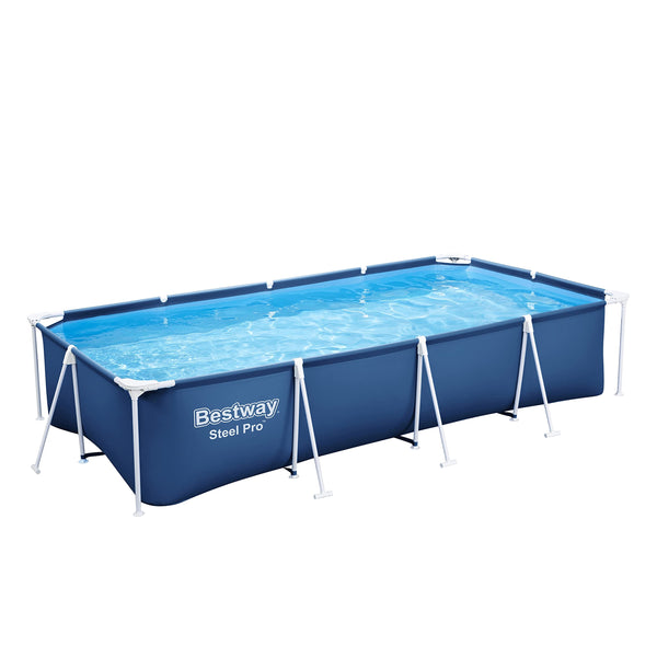 Bestway Steel Pro | Metal Frame Above Ground Pool, Family Outdoor Pool 9.10ft