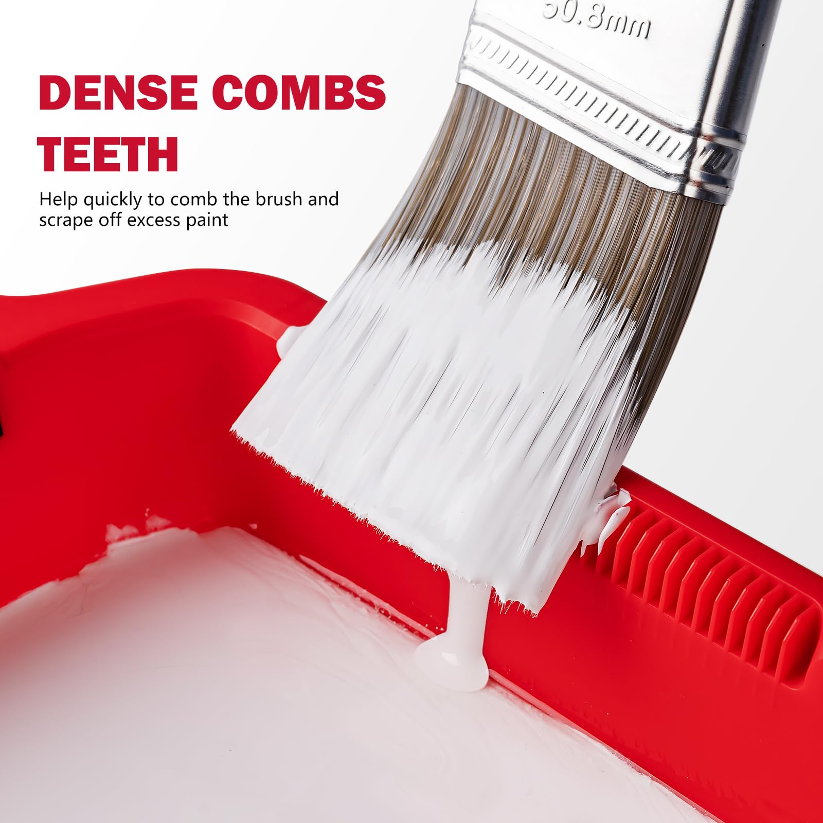 Mister Rui 10 pcs Paint Roller Set, 9" Microfiber Paint Rollers Kit, 9" Microfiber Paint Roller Set with Frame, Paint Rollers and Trays Set, Paint Brush for Walls & Ceilings