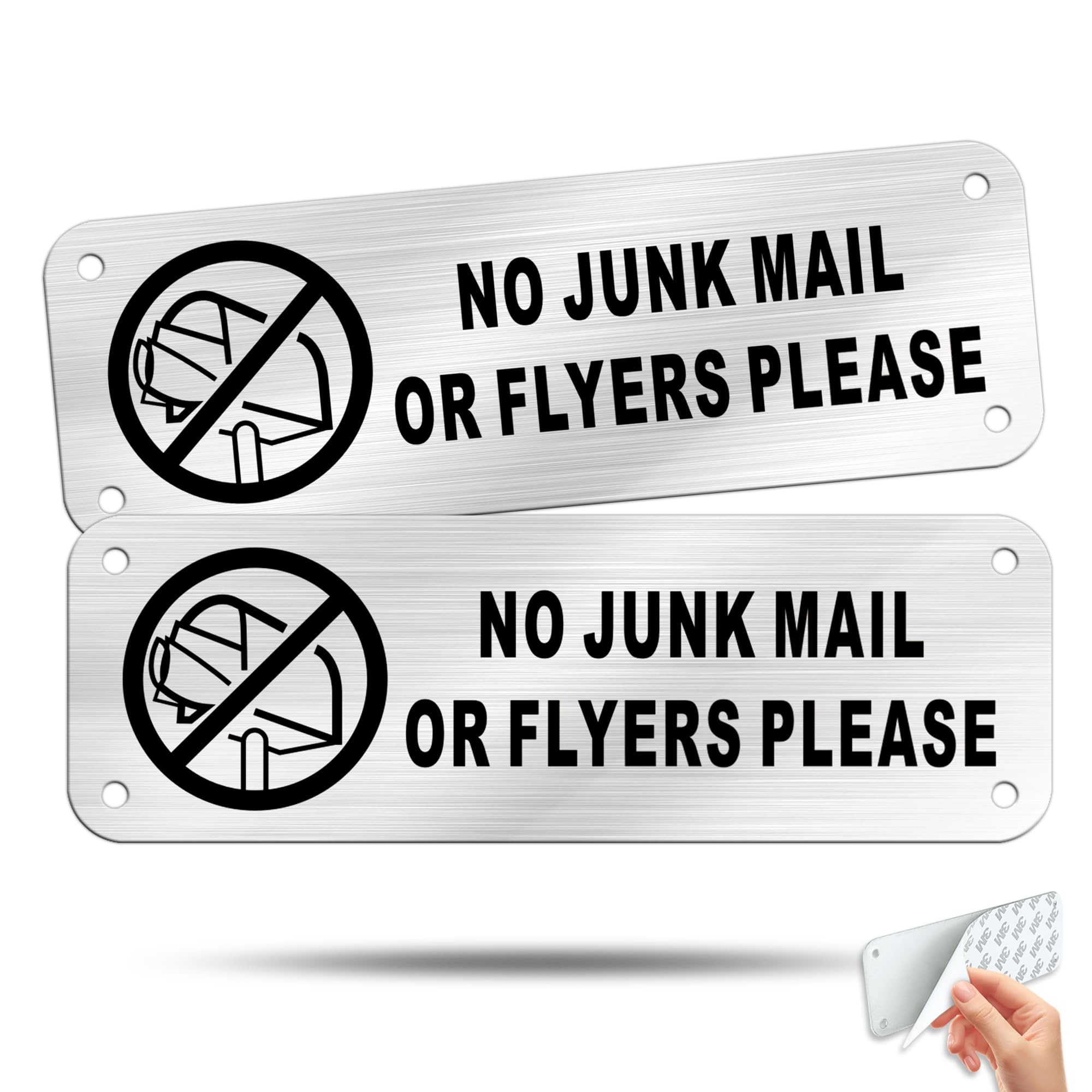 TAKULA Pre-drilled CCTV Sign - 15 * 15cm Aluminium Brushed Metal Sign - 24 HR Outdoor Waterproof, UV Resistant, Durable | Pack of 1