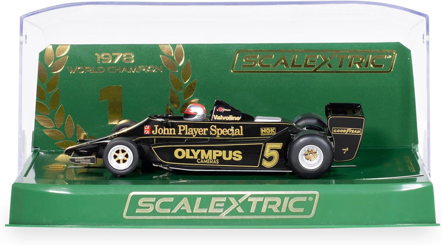 Scalextric C4494 Lotus 79 - Mario Andretti - 1978 World Champion Edition Slot - Cars, Black