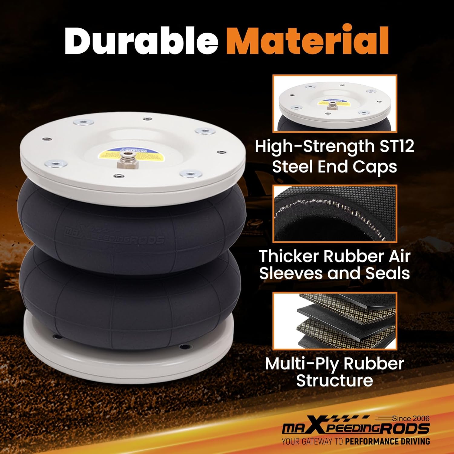 maXpeedingrods Air Suspension Spring Bag for Fiat Ducato, for Peugeot Boxer, Air Helper Spring Bellow for Citroen Relay, for Citroen Jumper