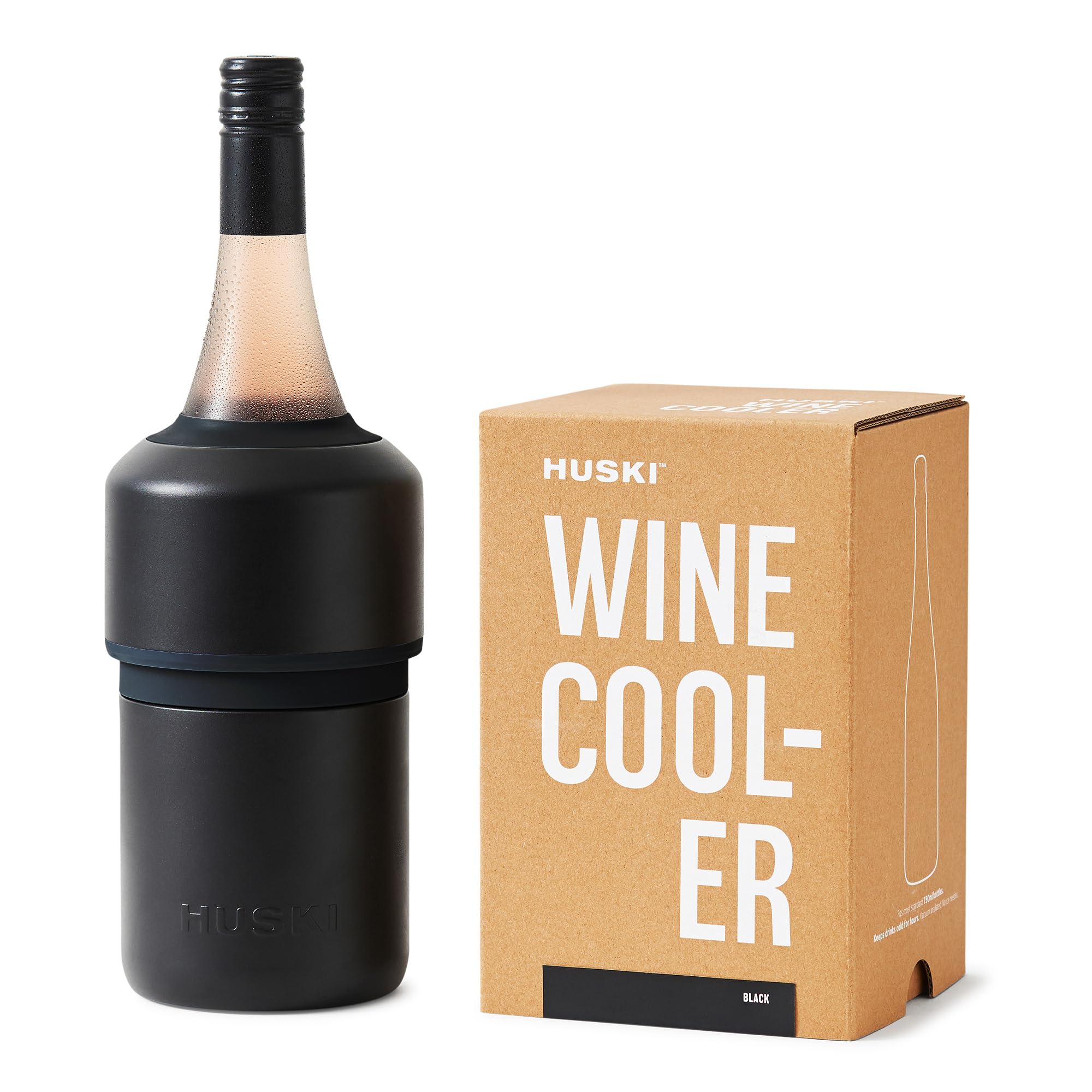 Huski Wine Cooler | Award Winning Iceless Design | Keeps Wine Cold up to 6 Hours | Wine Accessory | Next Generation Ice Bucket | Fits Some Champagne
