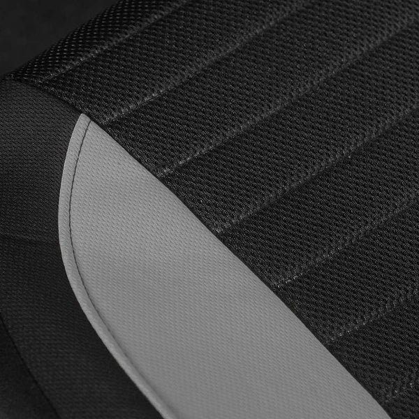 AUTOYOUTH Car Seat Covers Simple Bucket Style Universal Front Pair Fit for Car Truck SUV Van Seat Covers Car Seat Protector, Beige