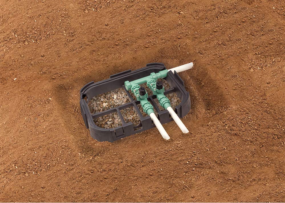 Orbit WaterMaster Preassembled Manifold with Easy Wire 2 valves Single green