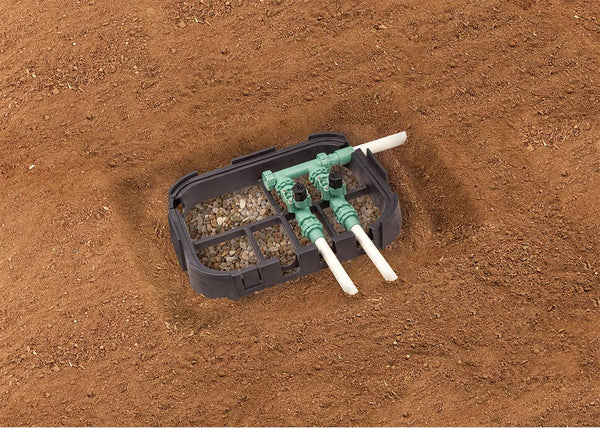 Orbit WaterMaster Preassembled Manifold with Easy Wire 2 valves Single green