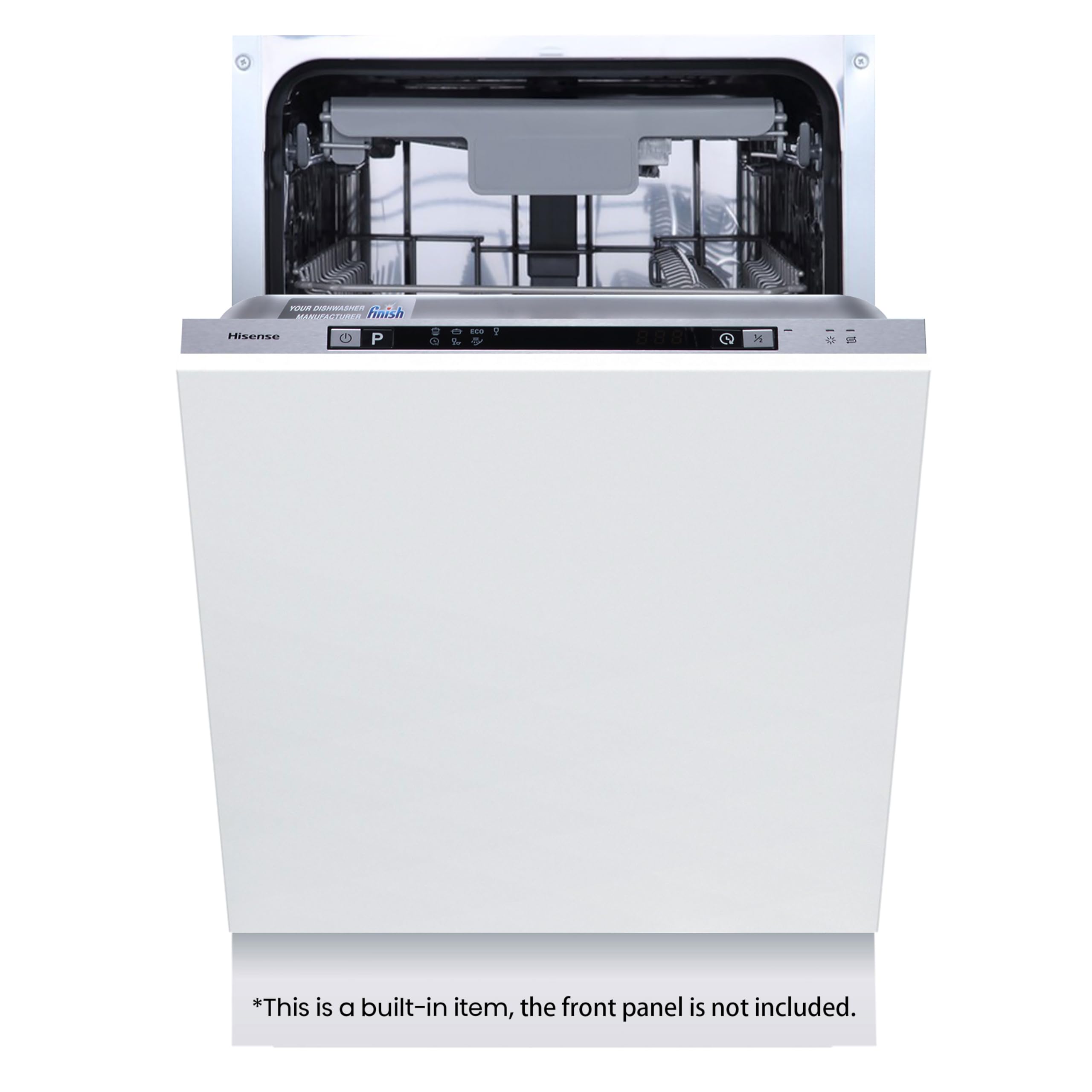 Hisense HS622E90WUK Freestanding Standard Dishwasher 85cm High - E Rated, White, 24 x 23 x 33 inches (L x W x H) [Energy Class E]