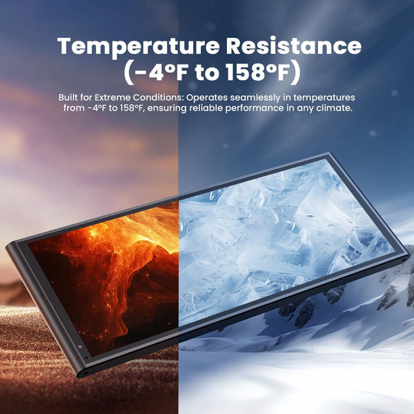 Krunia 9.26" Wireless Portable Car Play Screen for Apple CarPlay & Android Auto, OTA Updates, Backup Camera, Mirror Link, 5.0 Bluetooth, Voice Control, GPS Navigation, FM