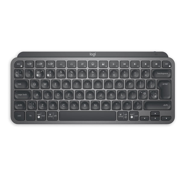 Logitech MX Keys Mini Minimalist Wireless Illuminated Keyboard, Compact, Bluetooth, Backlit, USB-C, Compatible with Apple macOS, iOS, Windows, Linux, Android, Metal Build - Graphite