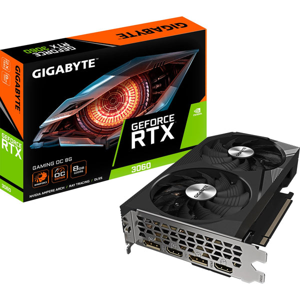 Gigabyte GeForce RTX 3060 Gaming OC 12GB V2 LHR Graphics Card, GV-N3060GAMING OC-12GD V2, Multi-Colour
