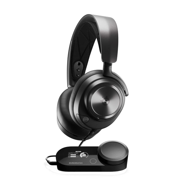 SteelSeries Arctis Nova Pro for Xbox - Multi-System Gaming Headset (Xbox, PC, Switch & More) - Premium Hi-Fi Drivers - Hi-Res Certified GameDAC Gen2 - 360° Spatial Audio - Retractable Mic