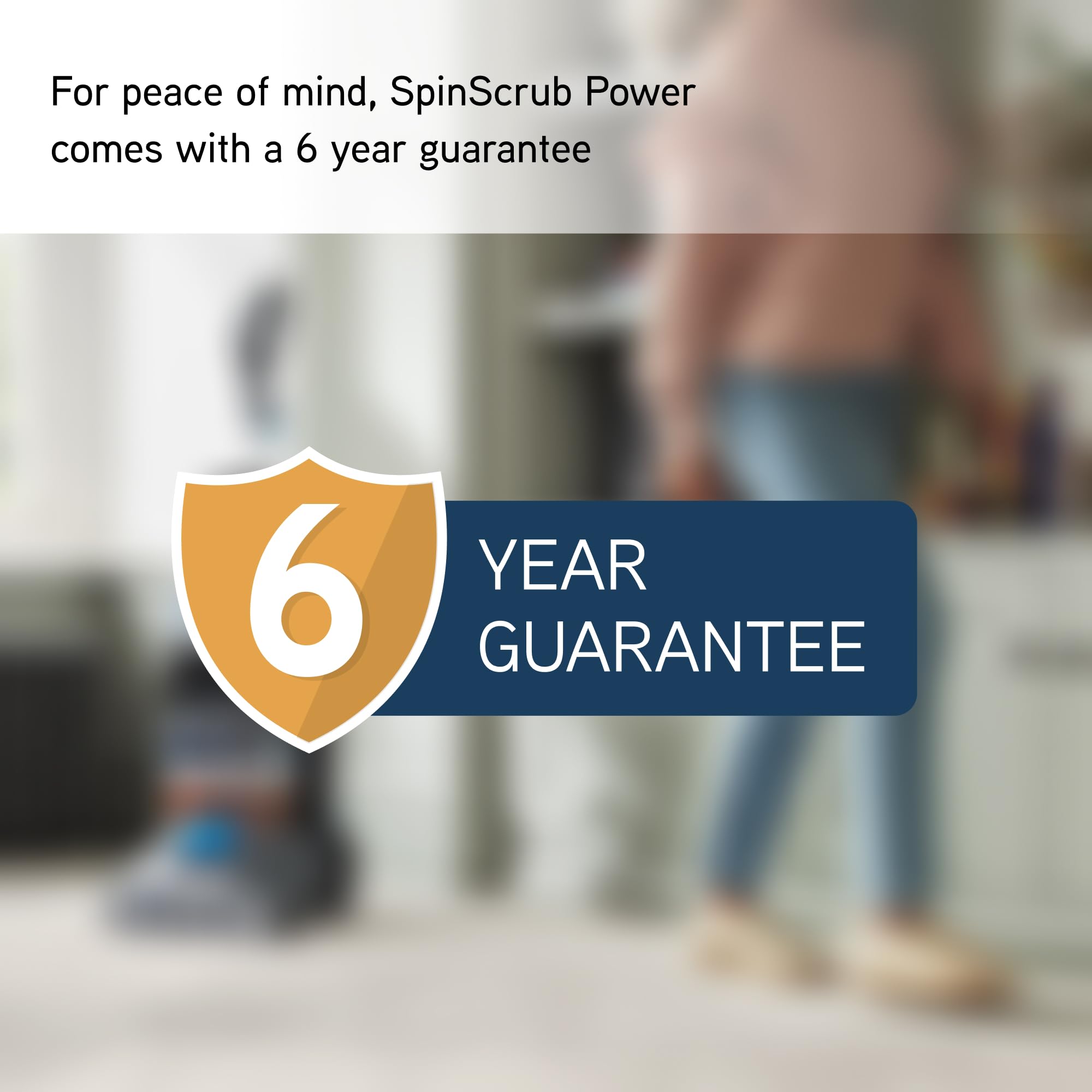 Vax SpinScrub Power Plus Carpet Cleaner, Carpet Cleaning Machine, Stain Remover, 6 Year Guarantee, XL Capacity, Quick Dry Time, Deep Clean, Grey/Navy Blue, CDCW-SSXA