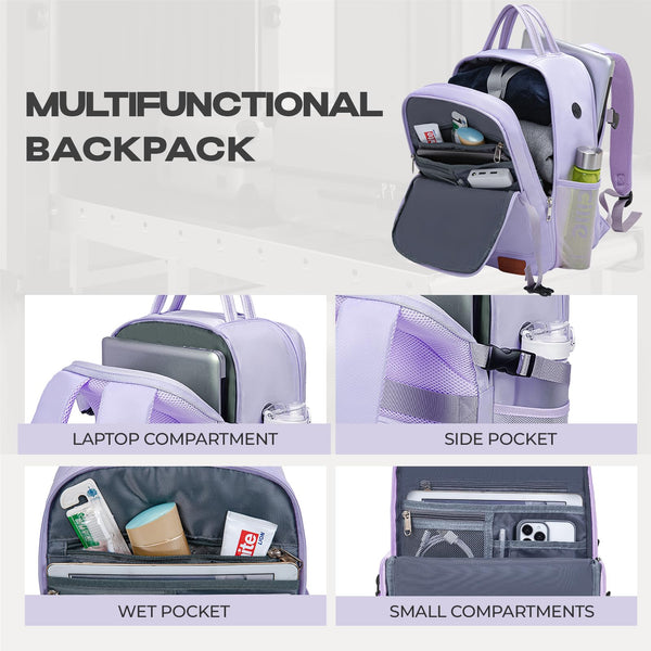 VMIKIV for Ryanair Cabin Bags 40x20x25 Underseat Carry On Bag,Small Travel Backpack Cabin Size for Men Women,Hand Luggage for Overnight, Weekend,Under Seat Casual Daypack for Airlines