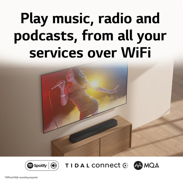 LG USC9S Bluetooth Soundbar for TV with Dolby Atmos & Wireless Subwoofer 3.1 channel