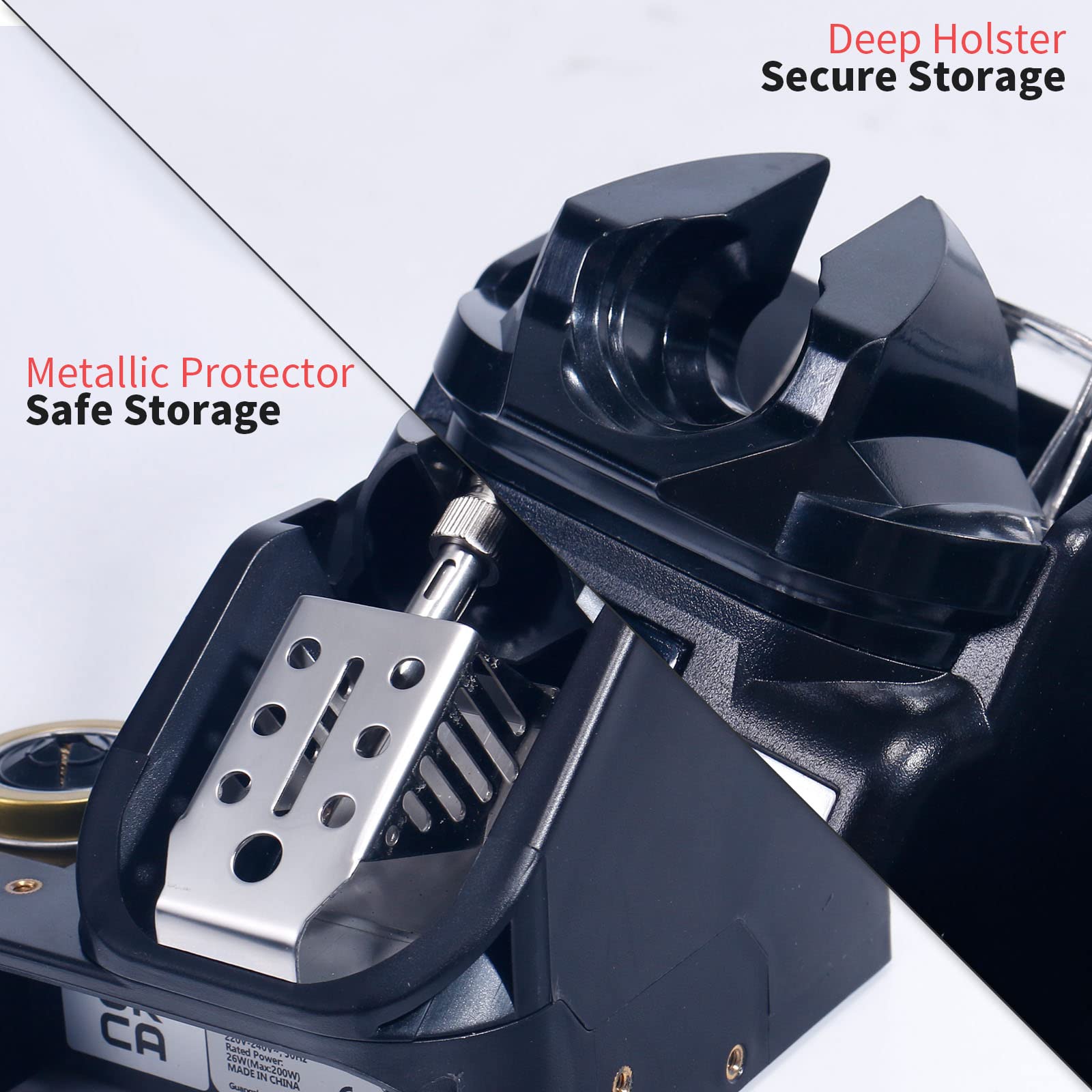 YIHUA 926LED IV 60W Digital Soldering Iron Station Kit w Temperature Stabilization for Soldering & Desoldering w Helping Hands 5 Soldering Iron Tips Lead-Free Solder Solder Sucker UK Plug (Silver)