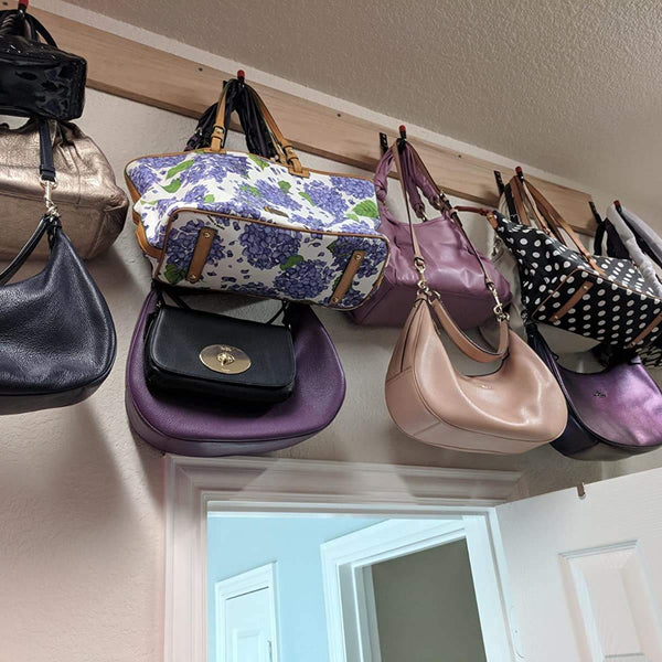 pipabiba 17cm Garage Storage Ladder Hooks, 6 Pack Heavy Duty Wall Mount Utility Hanger Organizer to Folded Chairs, Bicycles, Power Tools, Garden Hoses (19cm x 17cm)