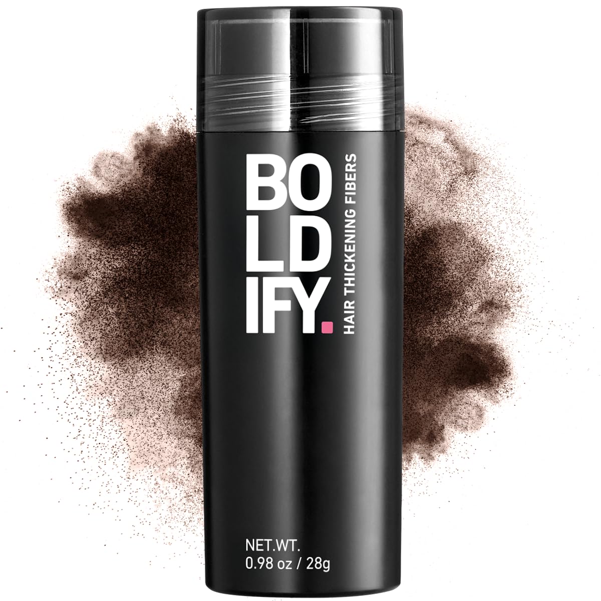 BOLDIFY Hair Fibres (56g) - Fill In Thinning and Fine Hair for an Instantly Fuller, Thicker Look - 14 Shades for Women and Men - Medium Brown