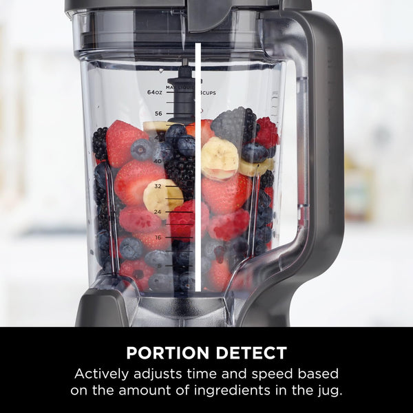 Ninja 2-in-1 Detect Power Blender Pro & Single Serve, 1200W Blender With Jug, & 2x Single Serve Cups, Blend Smoothies, Chop Vegetables & Mix Frozen Drinks, Black/Copper, TB301UKCP