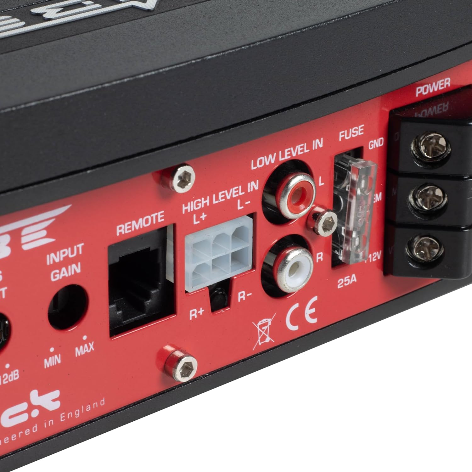 VIBE Slick C10A 10inch Car Underseat Compact Slim Active Amplified Subwoofer Sub Bass Box Enclosure