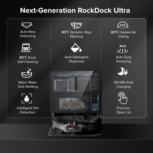 roborock Saros Z70 Robot Vacuum and Mop, OmniGrip Mechanical Arm, AI-Powered, 22,000Pa, 3.14'' Ultra Slim, FlexiArm Riser Technology, AdaptiLift Chassis, Obstacle Avoidance, Multifunctional Dock 4.0