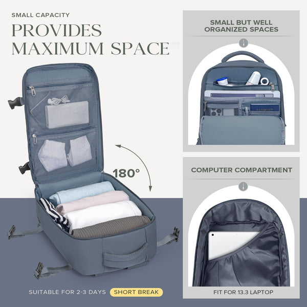 Cabin Bags 40x20x25 for Ryanair Underseat Carry-ons Bag Hand Luggage Bag Travel Backpack Cabin Size 20L