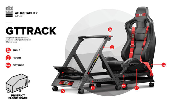 Next Level Racing F-GT Frame only Simulator Cockpit