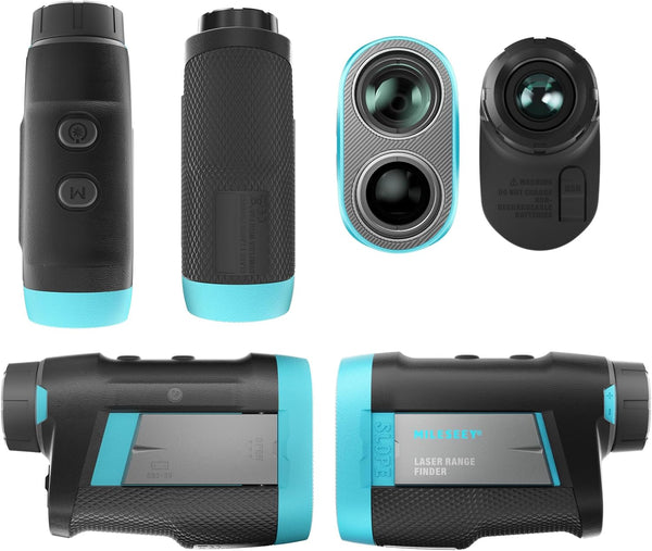 MiLESEEY Rechargeable Golf Range Finder with Slope Switch, Magnetic Range Finder 660Yds Flag Lock Vibration, ±0.55Yds Accuracy, Tournament Legal Golf Rangefinders