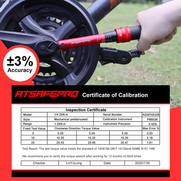 ATsafepro Torque Wrench 3/4 Inch, 100-600 Nm Torque Wrenchs, ±3% Error Accuracy with 48 Teeth Dual-Direction Adjustable for Repair of Car, Truck, Tractor
