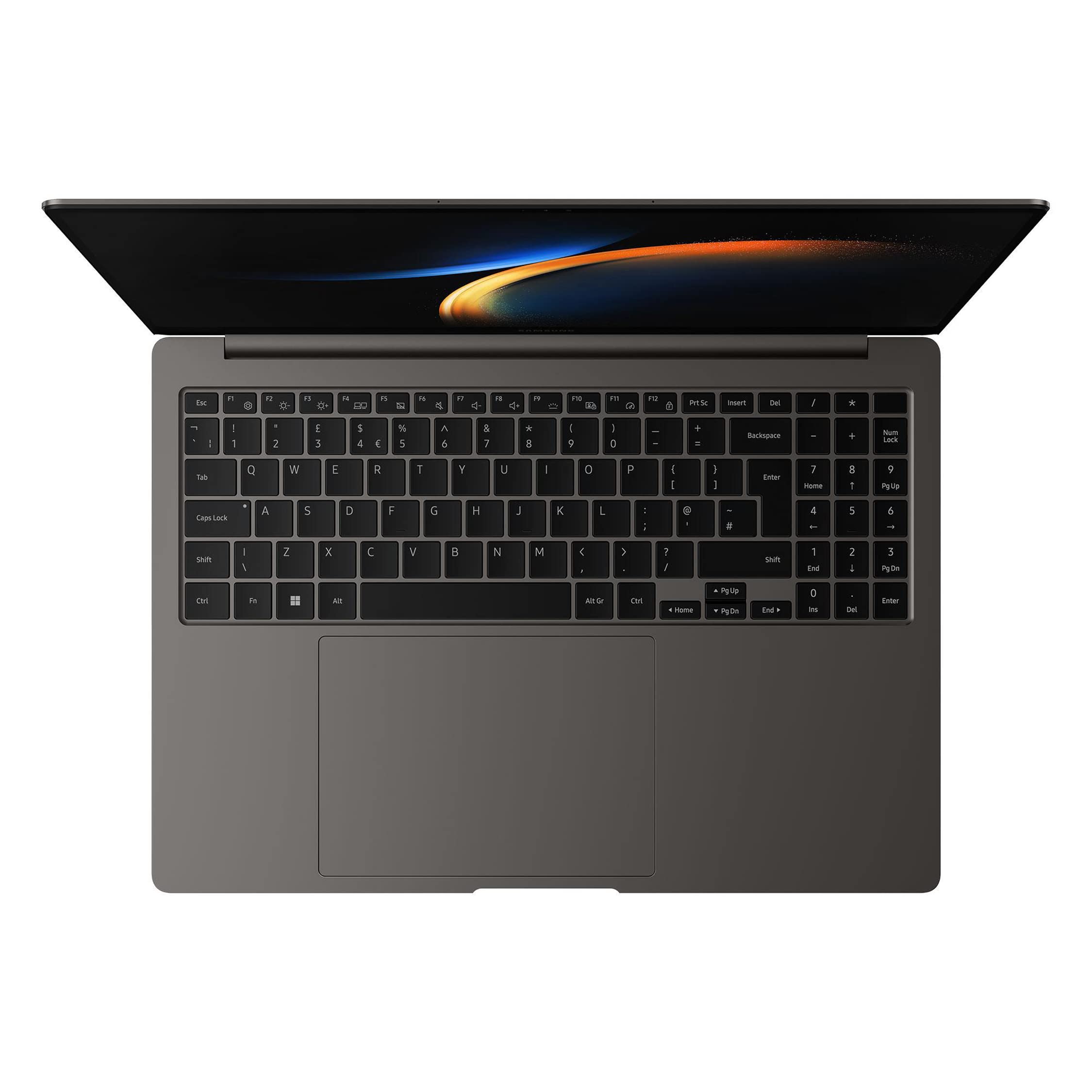 Samsung Galaxy Book3 Pro Wi-Fi Laptop, 14 Inch, 13th gen Intel Core i5 Processor, 8GB RAM, 256GB Storage, Graphite - Official