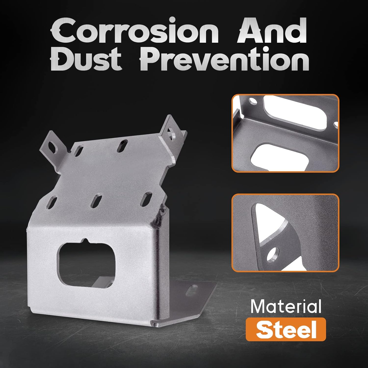 maXpeedingrods Winch Mount Plate Winch Mounting Bracket for Honda Foreman Rubicon Rancher TRX500 TRX420 TRX520 2014-2024