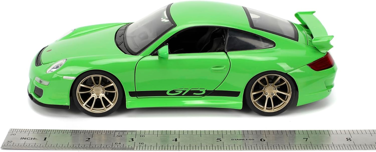 JADA Fast & Furious Fast X Brian's Porsche 911 GT3 RS 1:24 Die-cast Car, Toys for Kids and Adults