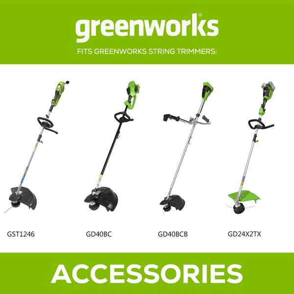 Greenworks Original Hedge Trimmer Attachment for String Trimmer GD40BC GD40BCB GD24X2TX Series