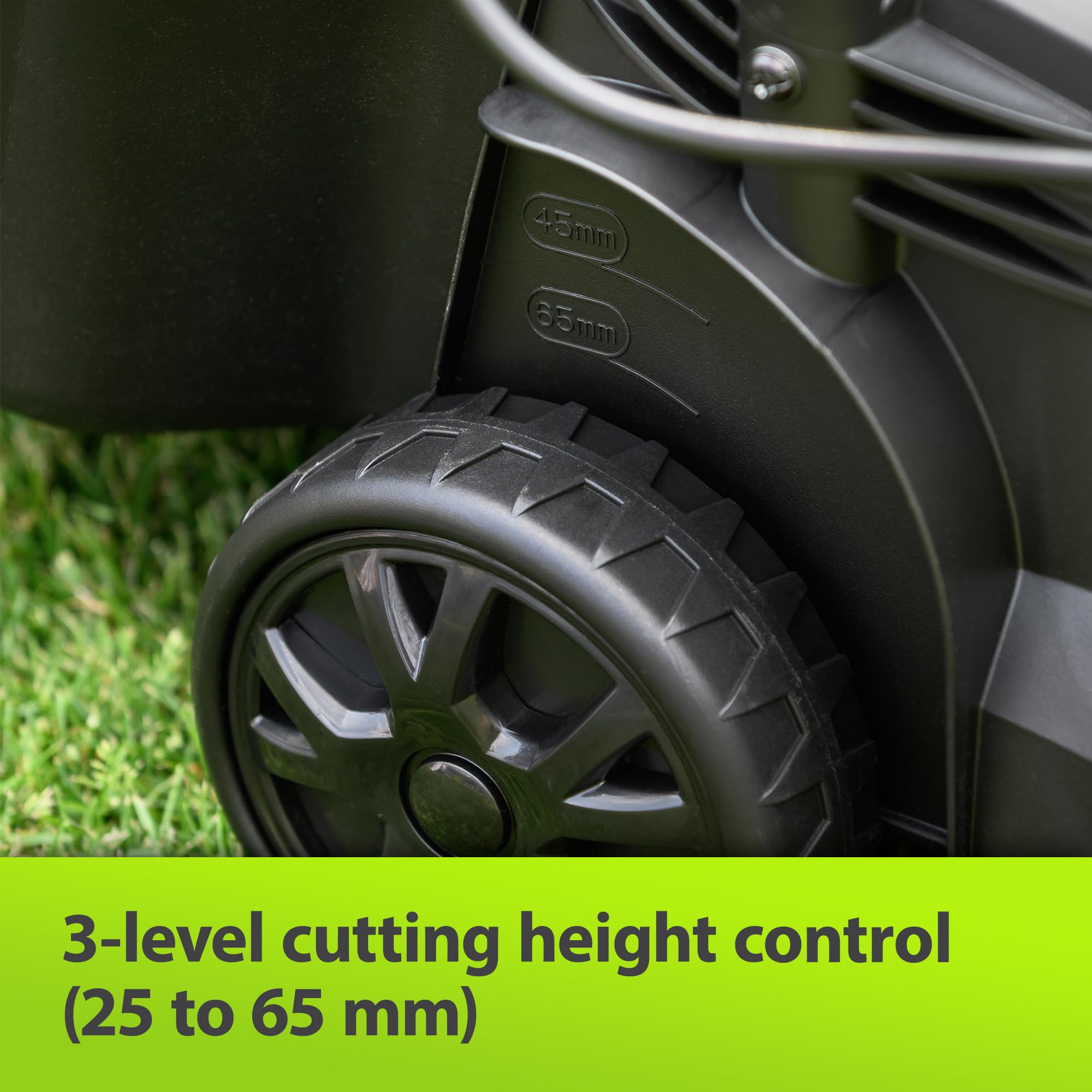 Murray Corded Electric Lawnmower 2-in-1 - Compact Lawn Mower 1200W/32cm with Grass Box 27L for Small Lawns - Ergonomic Soft Grip for Easy Grass Cutting, Overload Protection