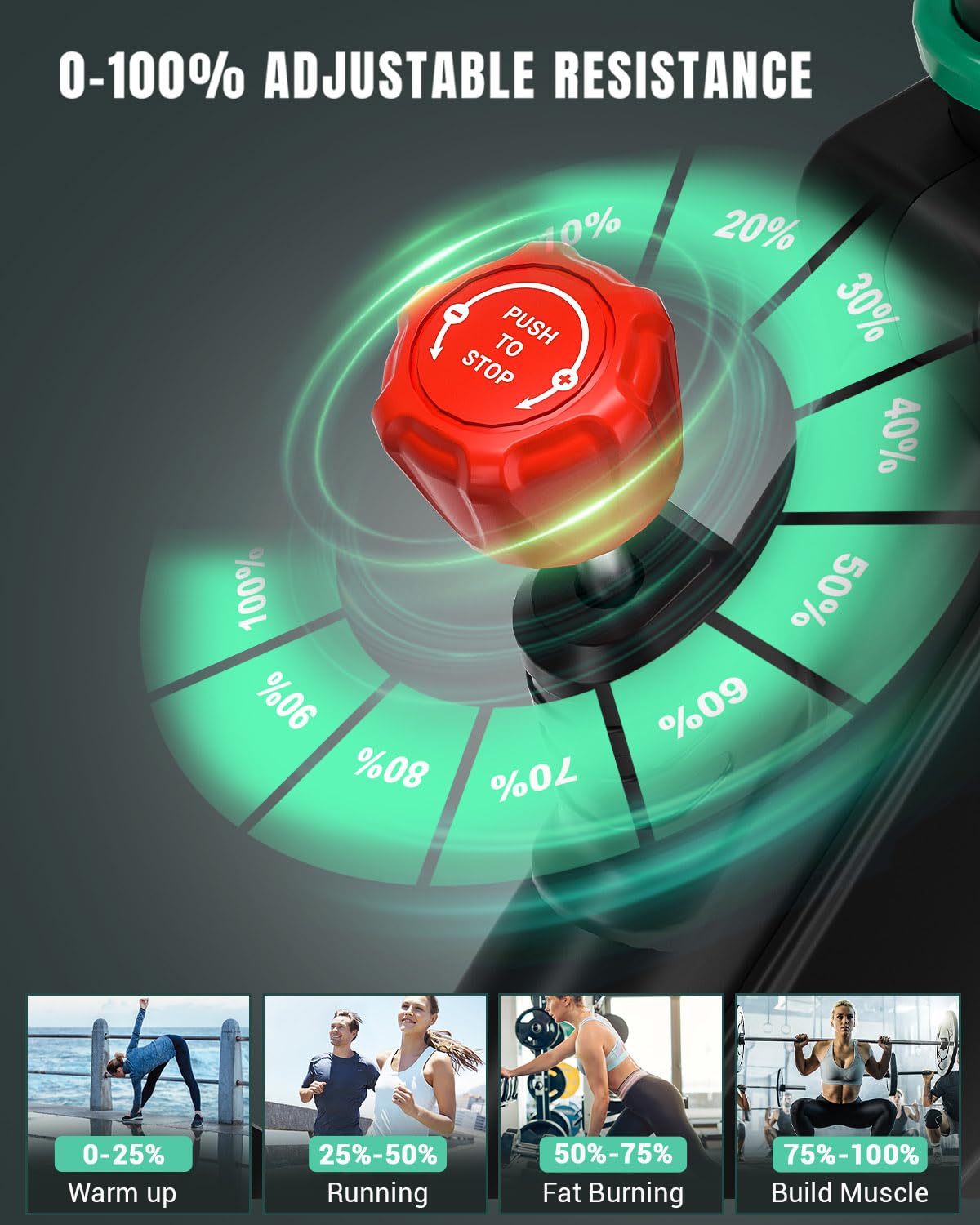 DMASUN Exercise Bike Professional with Large Tablet Holder & LCD Display, Quiet Indoor Cycling Bike for Home Training Cardio with Heavier Flywheel, 0-100% Resistance Spin Bike with 350LBs Capacity