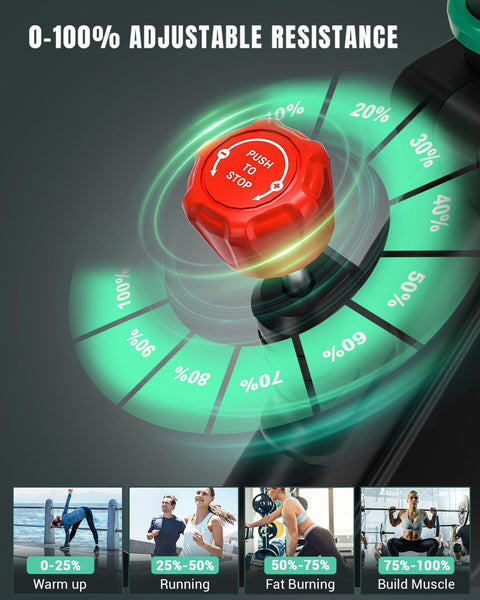 DMASUN Exercise Bike Professional with Large Tablet Holder & LCD Display, Quiet Indoor Cycling Bike for Home Training Cardio with Heavier Flywheel, 0-100% Resistance Spin Bike with 350LBs Capacity