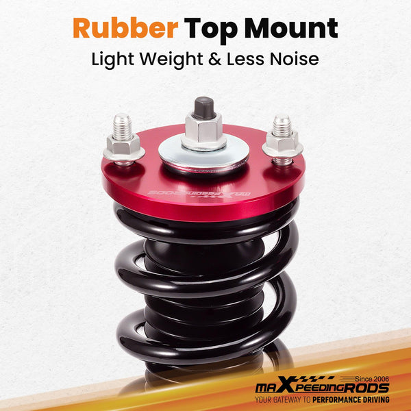 maXpeedingrods Coilovers for Honda Civic 1988-2000, for Honda CRX del Sol 1992-1995, for Acura Integra 1990-2001, 24 Levels Damper Adjustable Struts, Height Adjustable T6 Upgraded Lowering Kit