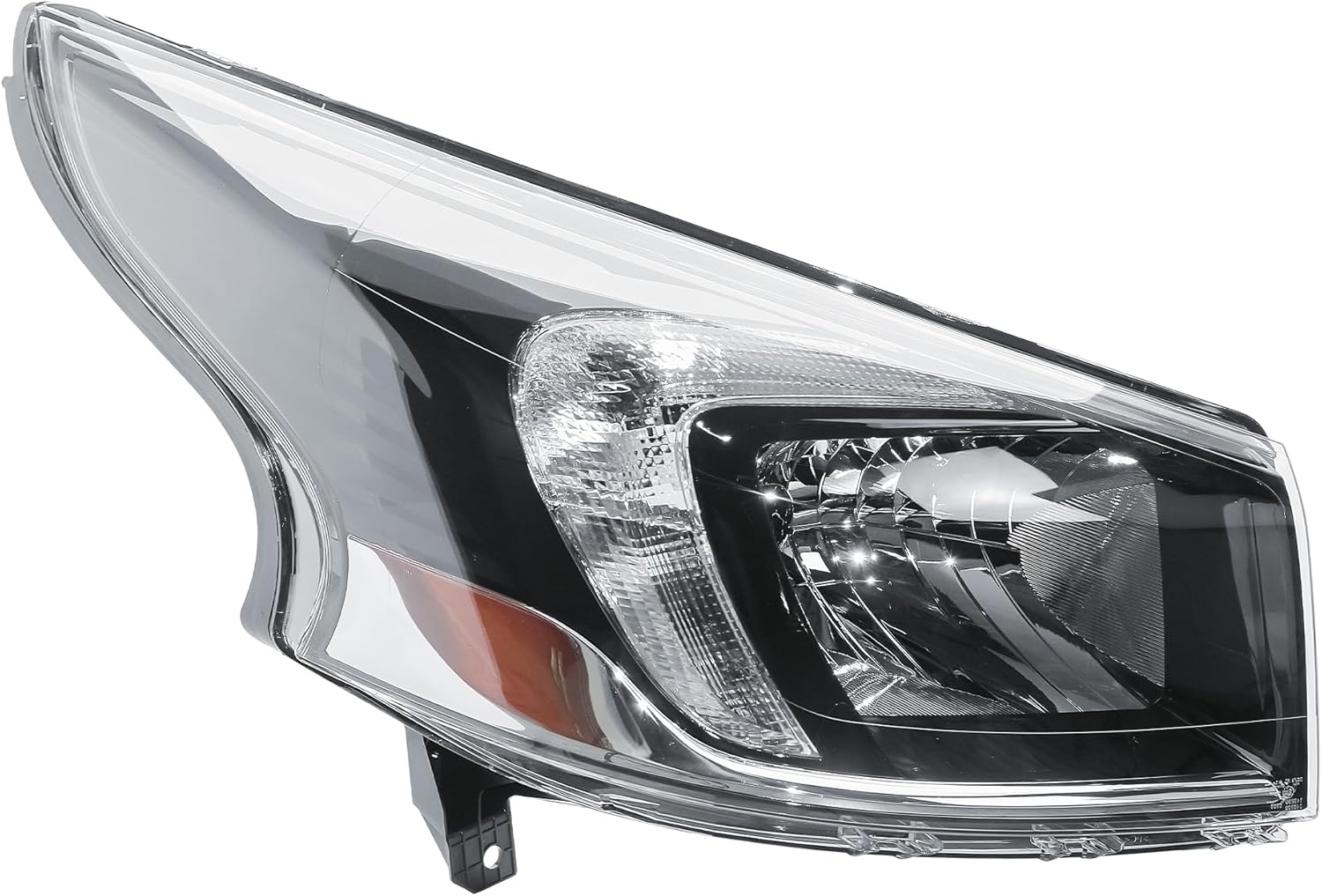 LONGLING Replacement Driver Right Side O/S Headlight Head Lamp Electric Adjustment with DRL 6 pins for Vauxhall Vivaro 2014-2019