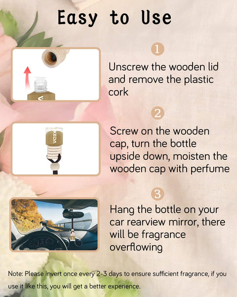 Ikeda scents Ikeda Car Air Fresheners | Automotive Hanging Pendant | Auto Perfume Diffuser with Real Oil | Strong and Long Last Fragrance | Fresh Smell Cover Odours | Car Accessories for Men Women